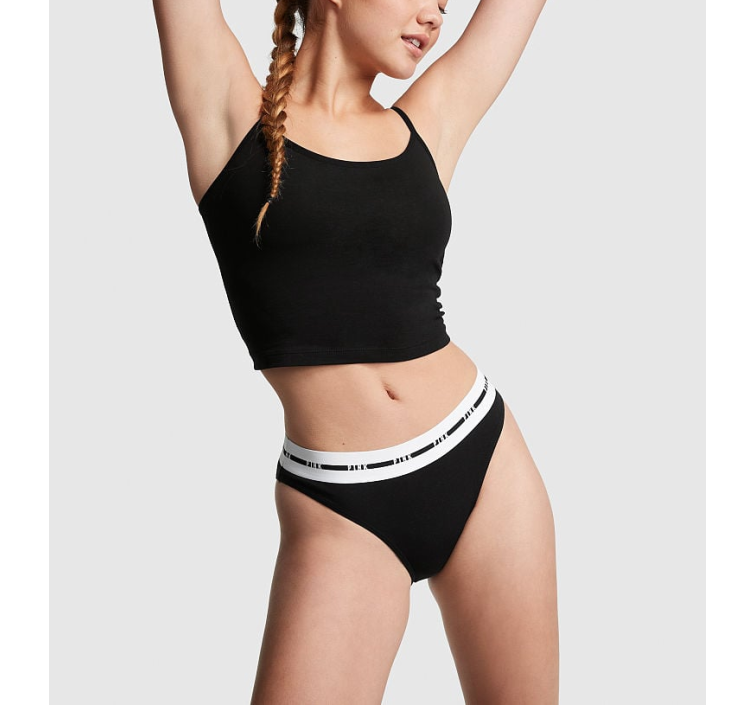 Трусики Cotton Logo Bikini Panty VS Black