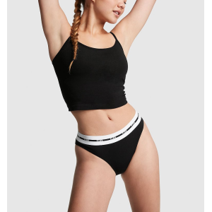 Трусики Cotton Logo Bikini Panty VS Black