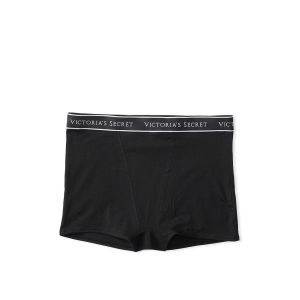 Трусики Cotton Logo High-Waist Boyshort Panty Black 