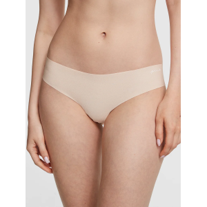 Трусики PINK No-show Thong Panty Marzipan