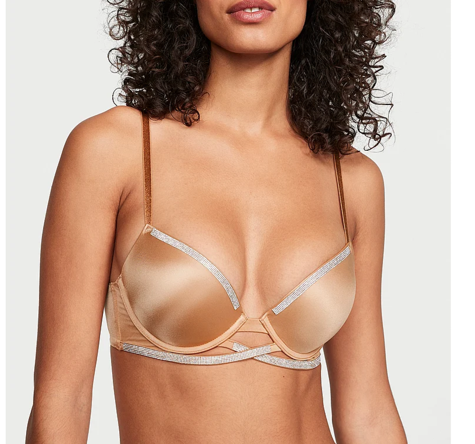 Бюстгальтер Very Sexy Shine Strap Push-Up Bra Toffee