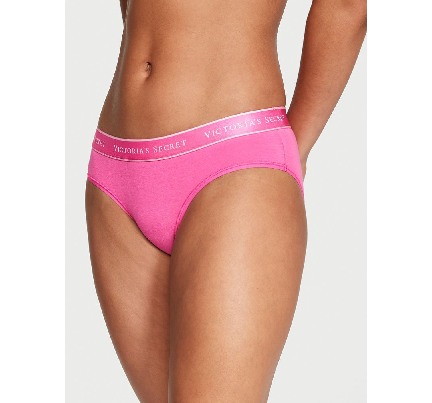Трусики хіпхаггер Logo Cotton Hiphugger Panty Fuchsia