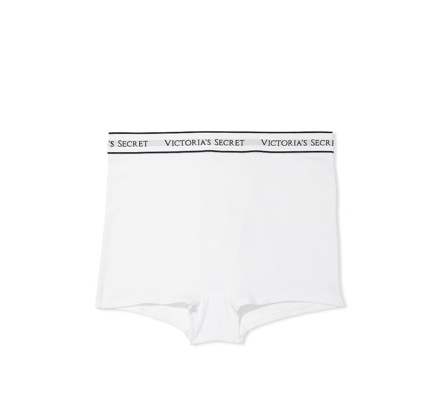 Трусики Cotton Logo High-Waist Boyshort Panty White