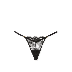 Трусики стрінги Fishnet Adjustable V-String Black