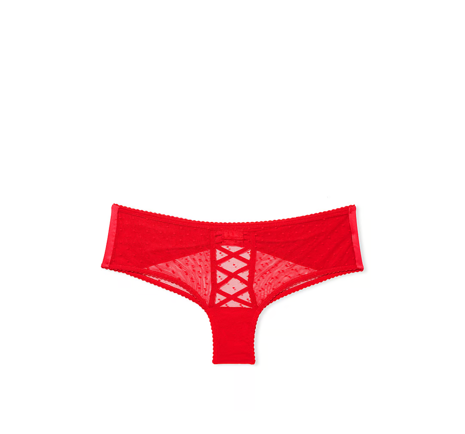 Трусики Bow-Back Open Lace-Up Cheeky Panty Lipstick