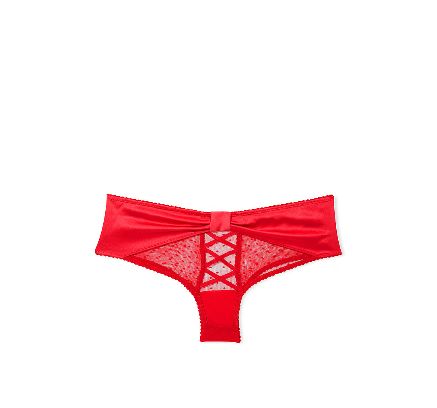 Трусики Bow-Back Open Lace-Up Cheeky Panty Lipstick