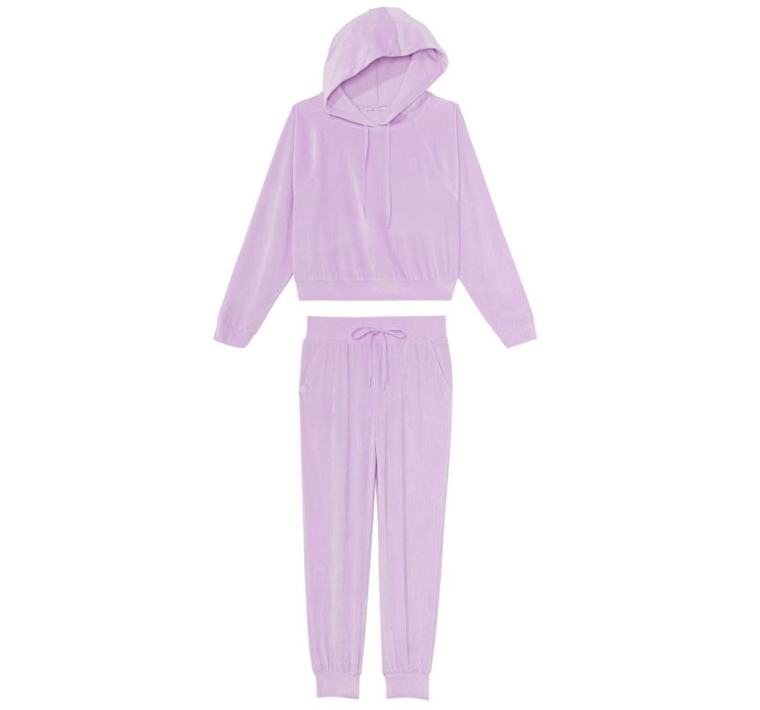 Велюровый костюм Виктория Сикрет Ribbed Velour Hoodies Jogger Unicorn Purple
