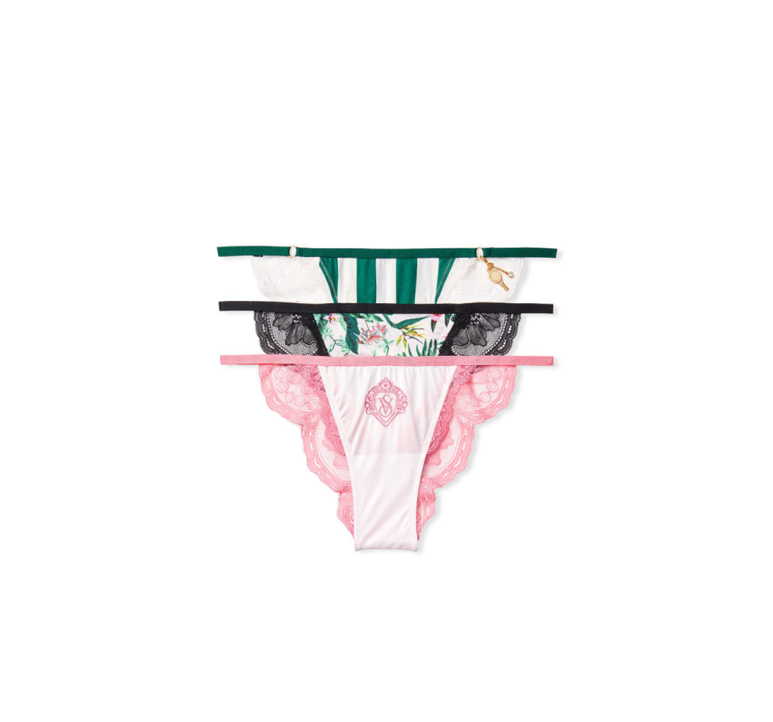Набір трусиків PACK LACE STRING BIKINI PANTIES