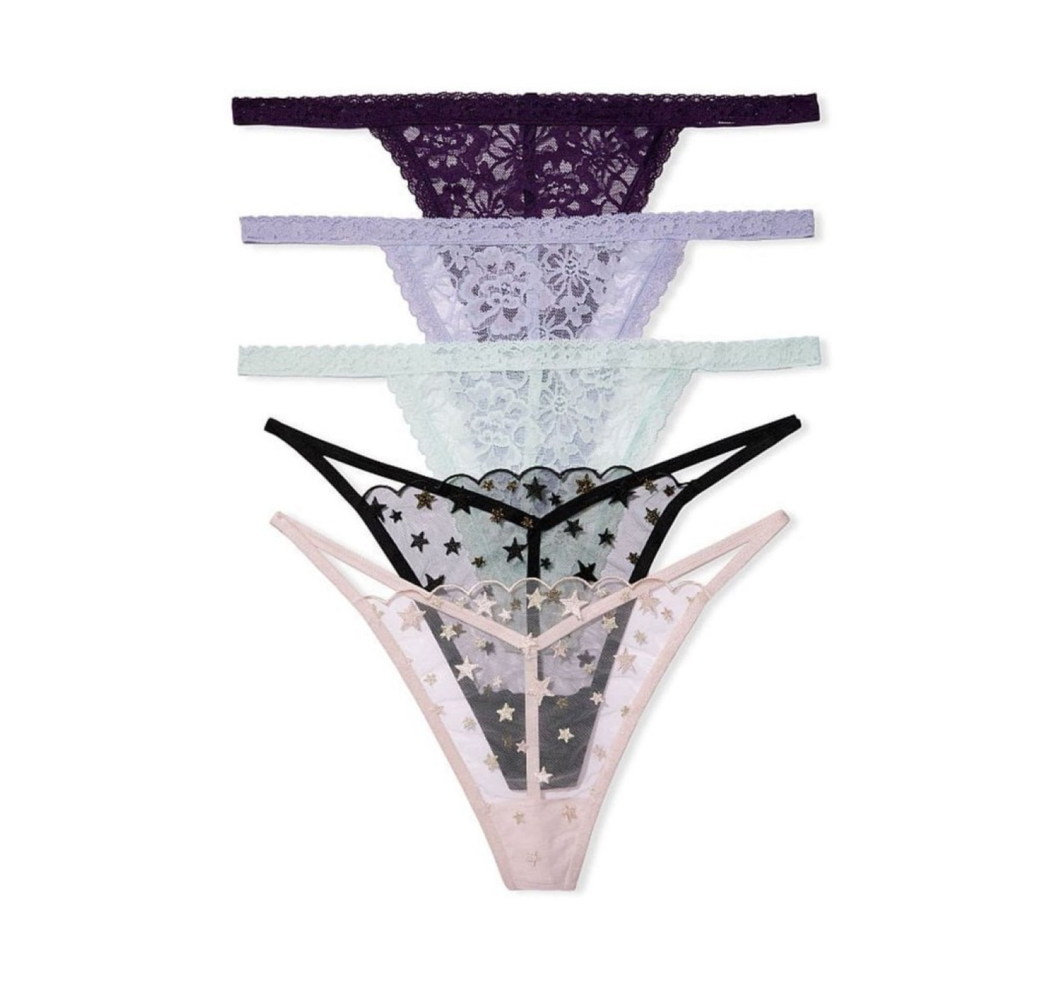 Набір трусиків 5-Pack Thong Lace Panties