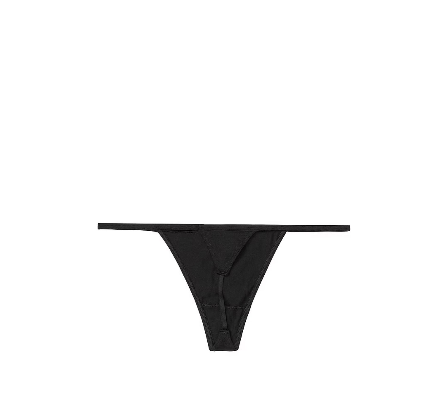 Трусики Stretch Cotton Scatter Shine V-String Panty Black