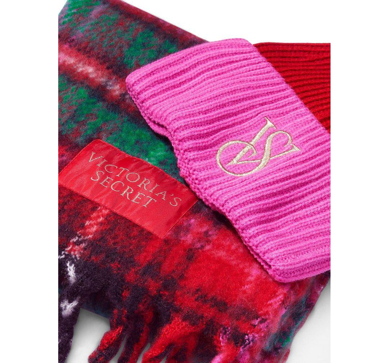 Набір шапка+шарф Victoria's Secret Plaid Set