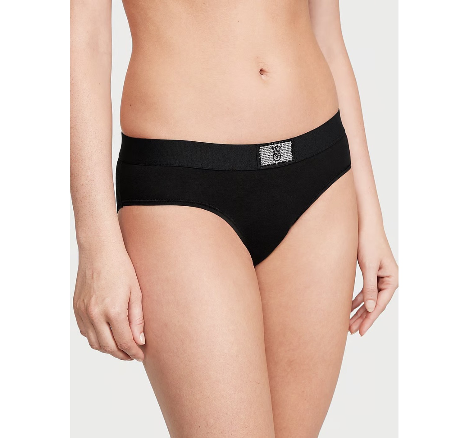 Комплект білизни Cotton Lightly Lined Wireless Bra Shine Patch Black Set