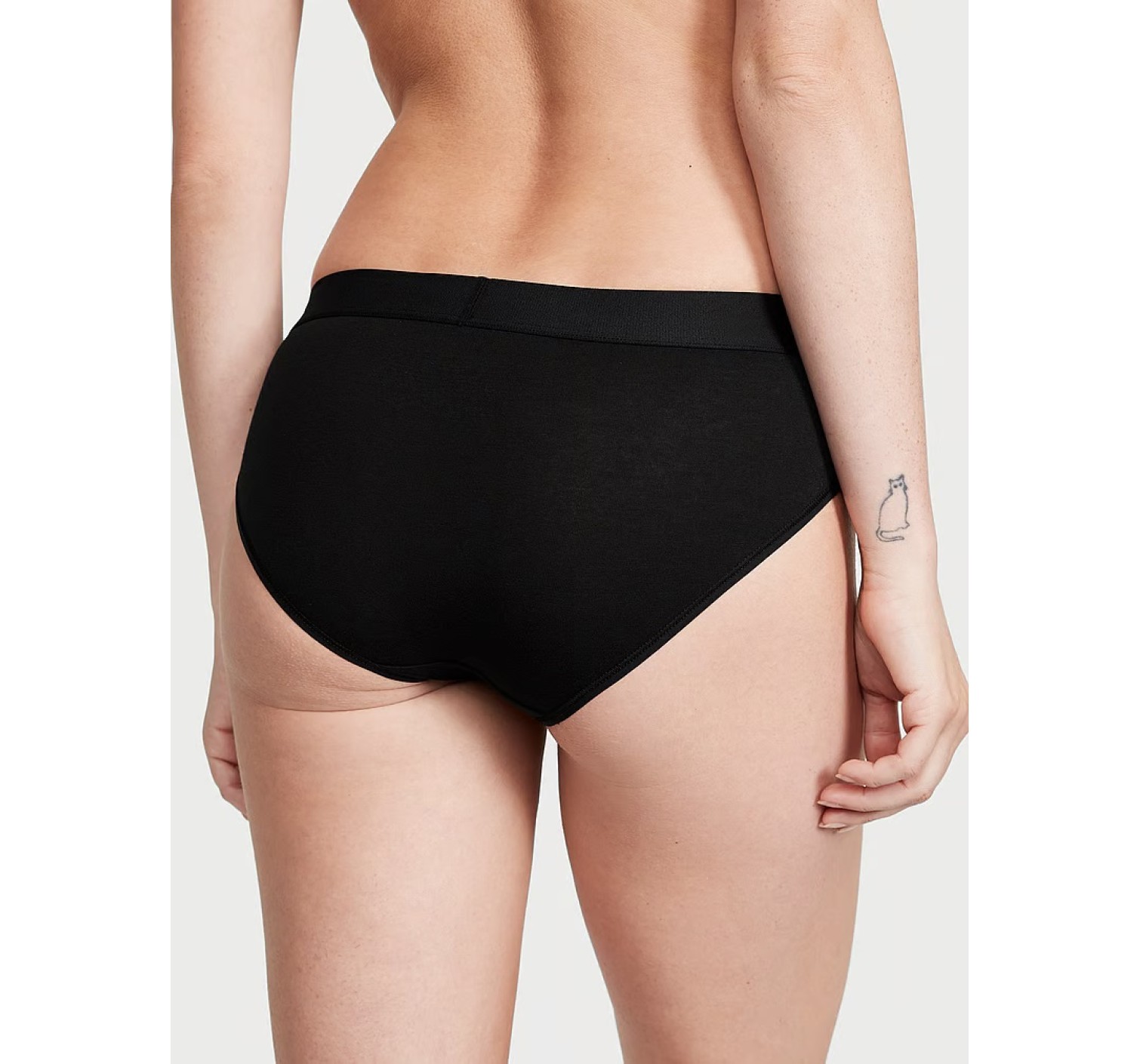 Комплект білизни Cotton Lightly Lined Wireless Bra Shine Patch Black Set