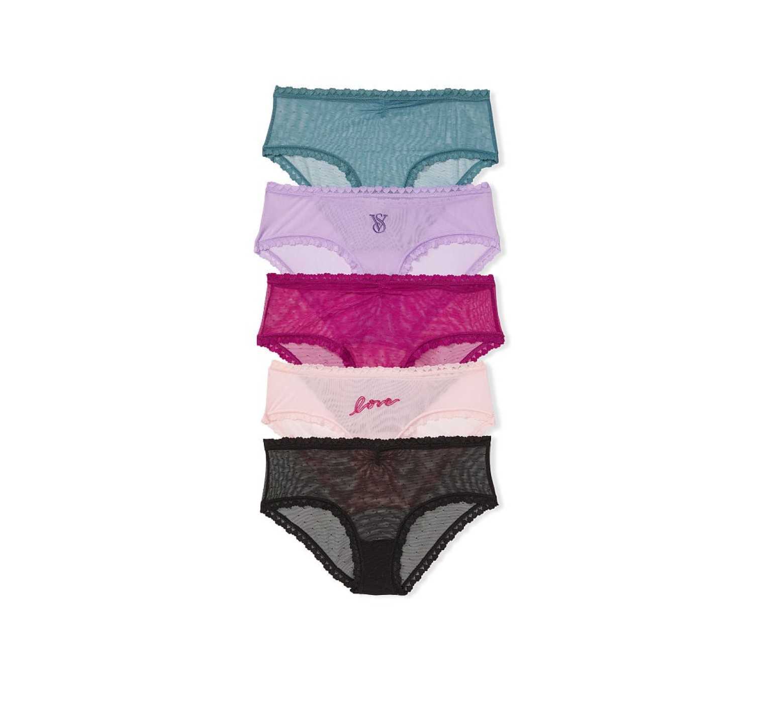 Набор трусиков Very Sexy 5-Pack Lace Cheeky Panty