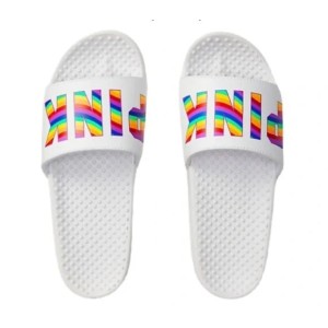 Шлепанцы Pink Rainbow Logo