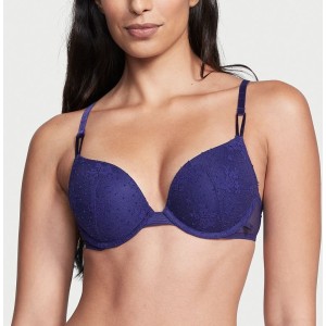 Бюстгальтер Favorite T-Shirt Lace Push-up Bra Night Ocean Blue