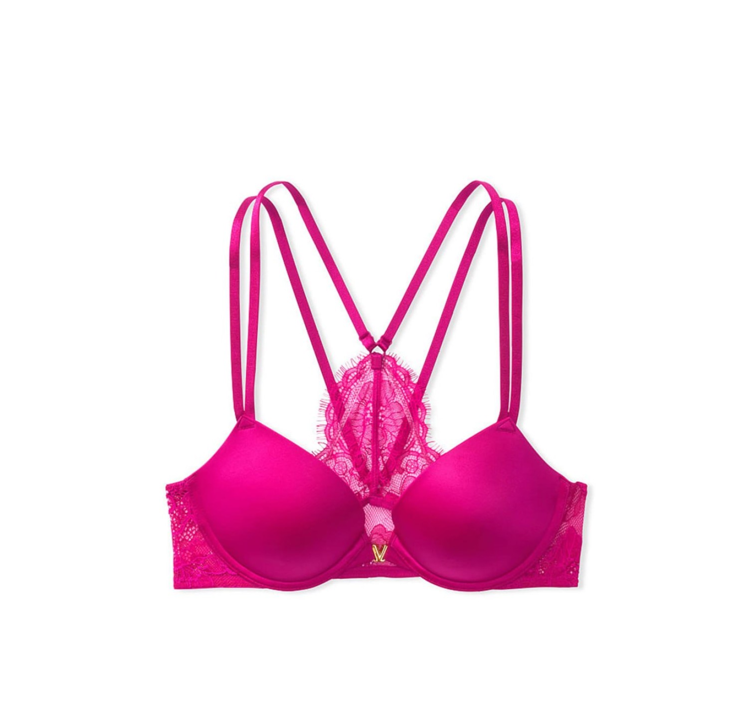 Комплект белья Victoria’s Secret Very Sexy Push-up Fuchsia Lace Bra set