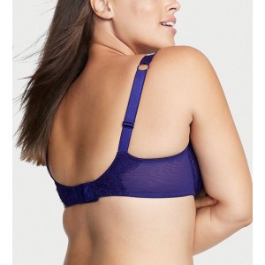 Комплект білизни Unlined Lace Shine Strap Full Cup Demi Bra Night Ocean