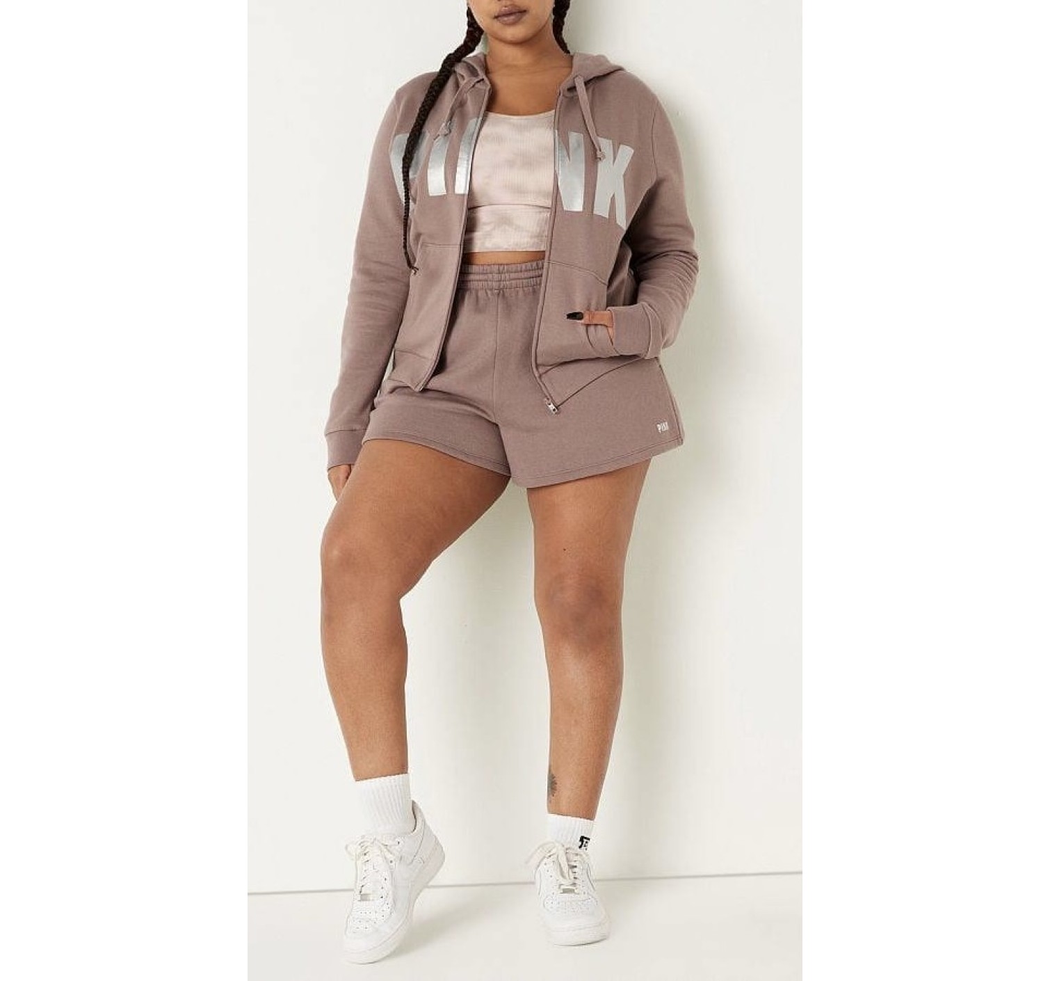 Спортивний костюм PINK Iced Coffee Sgine Brown Logo