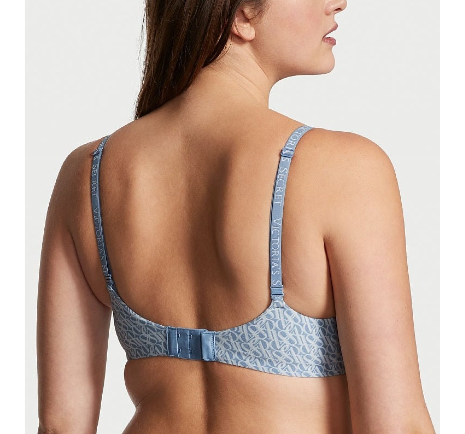 Бюстгальтер Victoria's Secret T-shirt Lightly Lined Wireless Blue Logo Bra