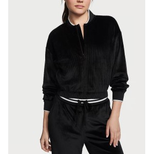 Велюровий костюм Velour Ribbed Bomber Jacket Set