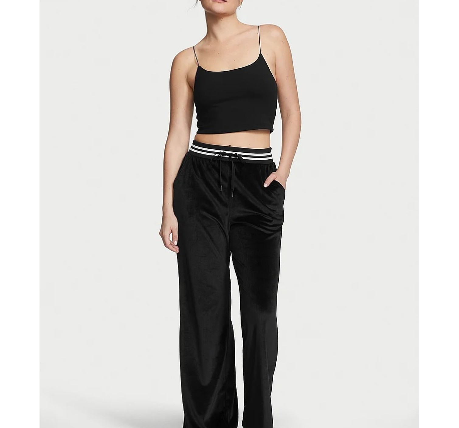 Велюровий костюм Velour Ribbed Bomber Jacket Set
