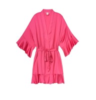 Сатиновый халат Victoria’s Secret Satin Robe Pink