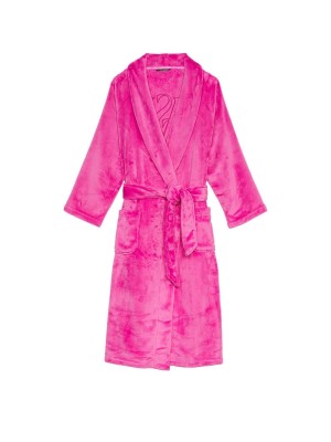 Плюшевый Халат Victoria's Secret Plush Long Robe Summer Pink