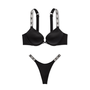Комплект білизни Shine Strap Bombshell Push-up Bra logo VS Set