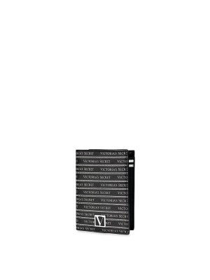 Обложка для паспорта Black print V-logo