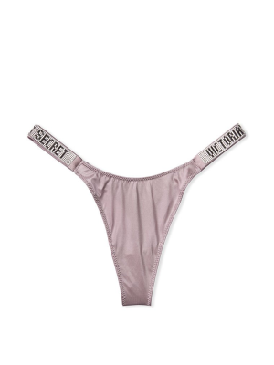 Трусики стринги VS Shine Strap Panty Mauve Smoke