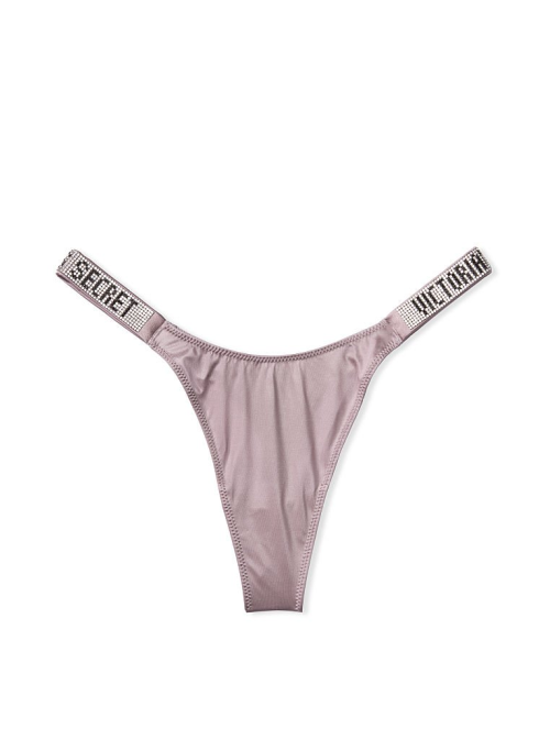 Трусики стрінги VS Shine Strap Panty Mauve Smoke