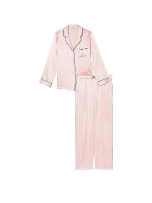 Піжама Dew Drop Satin Long Pajama Set Purest Pink