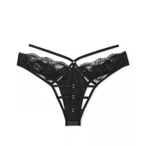 Трусики Very Sexy Fishnet Floral Open Back Brazilian Panty 