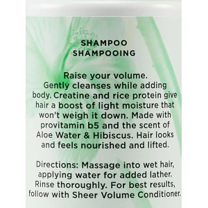 Шампунь Sheer Volume Aloe Water & Hibiscus