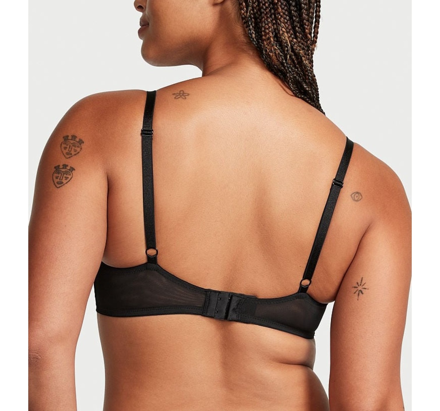 Комплект белья Very Sexy Shine Strap Bra Lace Black Push-Up Set 
