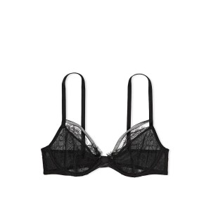 Комплект белья Very Sexy Shine Strap Bra Lace Black Push-Up Set 