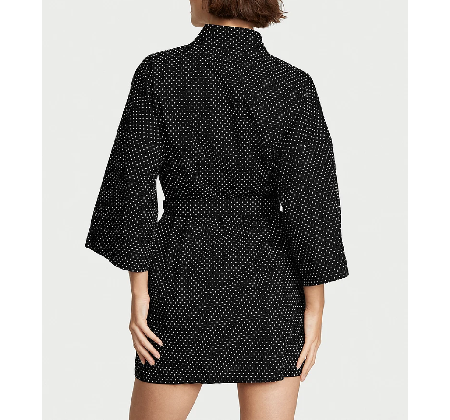 Пижама 3-Piece Cotton Pajama Set Black & White Dot