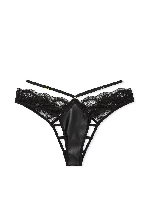 Трусики Very Sexy Fishnet Floral Open Back Brazilian Panty 