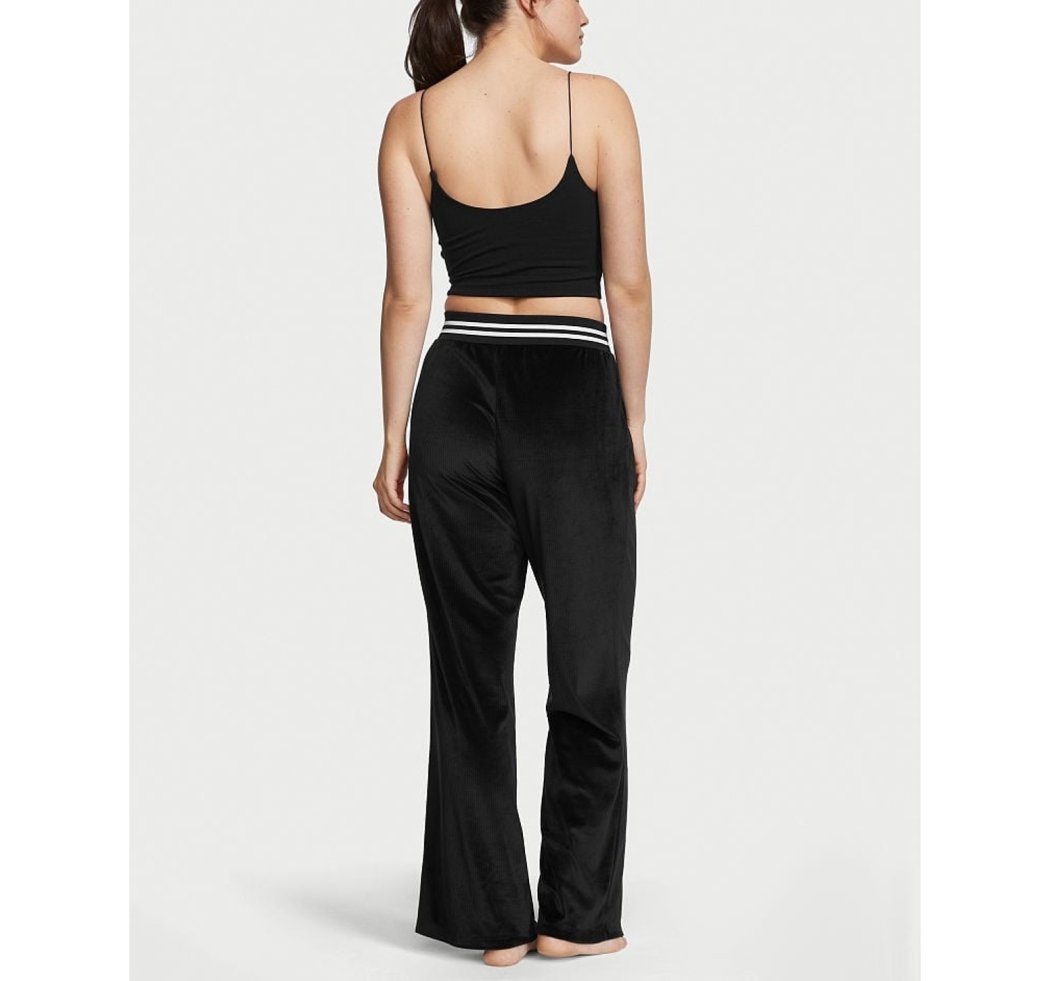 ВЕЛЮРОВЫЙ СПОРТИВНЫЙ КОСТЮМ ВИКТОРИЯ СИКРЕТ BOMBER AND JOGGER Pure Black