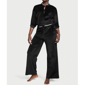 ВЕЛЮРОВЫЙ СПОРТИВНЫЙ КОСТЮМ ВИКТОРИЯ СИКРЕТ BOMBER AND JOGGER Pure Black