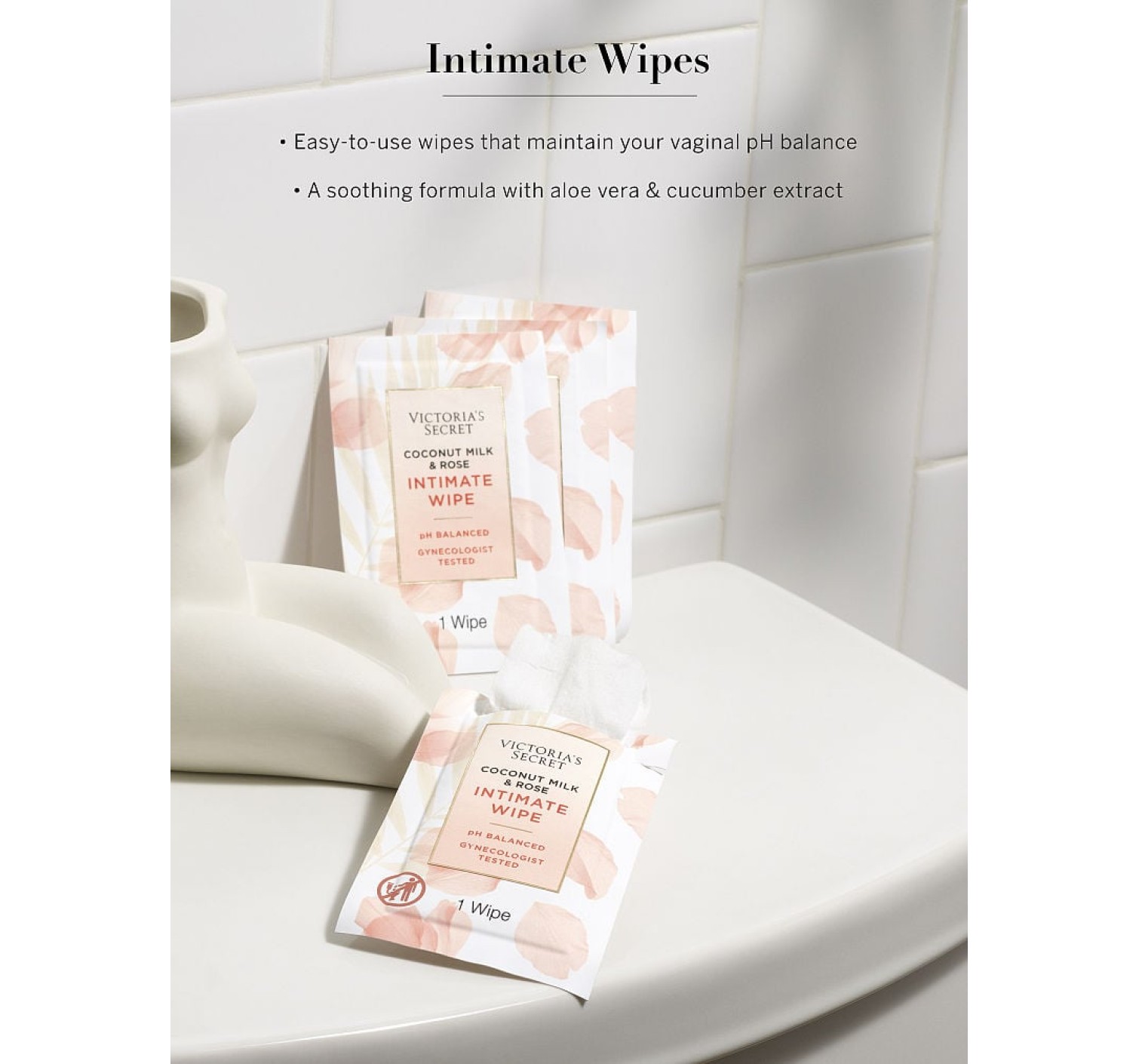 Серветки для особистої гігієни Intimate Wipes Coconut Milk & Rose CALM