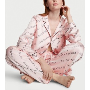 Піжама Satin Long Pajama Set Purest Pink