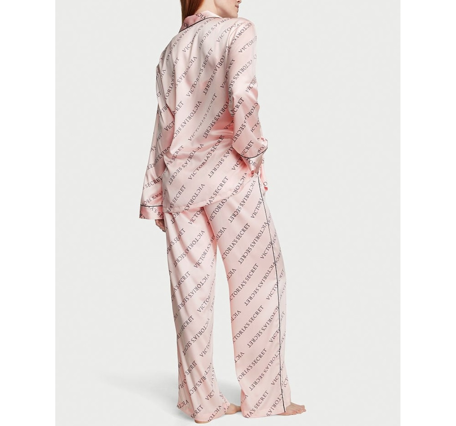 Піжама Satin Long Pajama Set Purest Pink