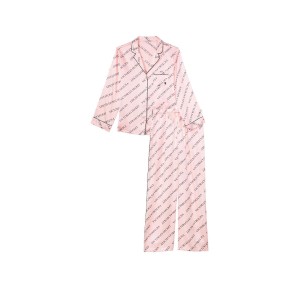 Піжама Satin Long Pajama Set Purest Pink