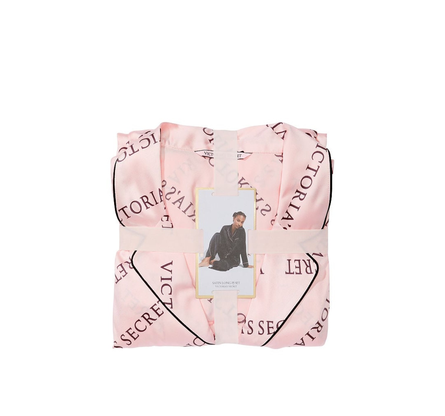 Піжама Satin Long Pajama Set Purest Pink