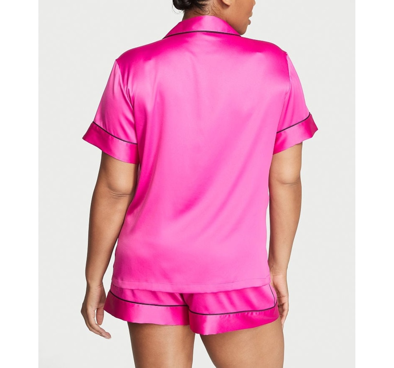 Піжама Satin Short Pajama Set Fucshia Frenzy