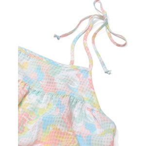 Плаття Tiered Mini Dress Coverup Multicolor