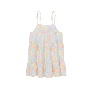 Плаття Tiered Mini Dress Coverup Multicolor