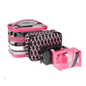 4 в 1 НАБОР КОСМЕТИЧЕК ВИКТОРИЯ СИКРЕТ - DIAMOND LOGO BEAUTY BAG SET